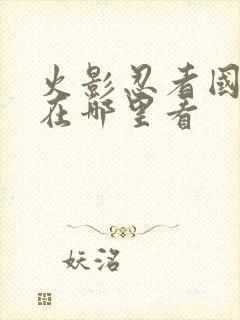 火影忍者国语版在哪里看