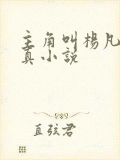 主角叫杨凡的修真小说