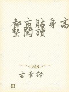 都市贴身高手完整阅读