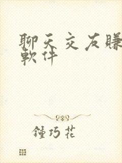 聊天交友赚钱的软件