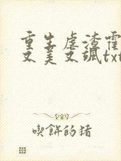 重生虐渣霍夫人又美又飒txt