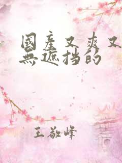 国产又爽又黄又无遮挡的