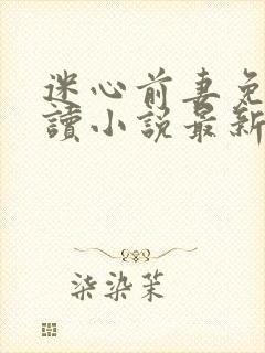 迷心前妻免费阅读小说最新章节