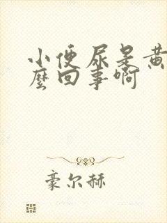 小便尿是黄的怎么回事啊