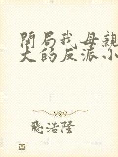 开局我母亲是最大的反派小说