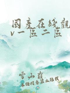 国产在线观看av一区二区