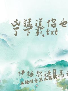 凶猛道侣也重生了下载txt