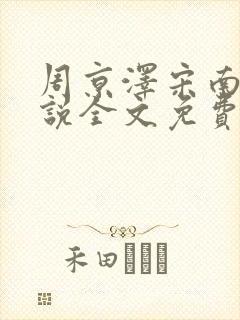周京泽宋南夕小说全文免费阅读