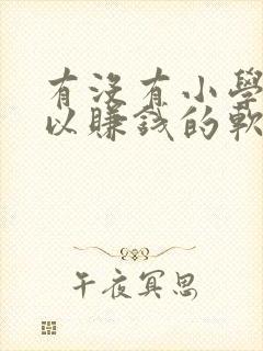 有没有小学生可以赚钱的软件