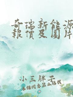 奇瑞新能源汽车报价及图片大全价格表