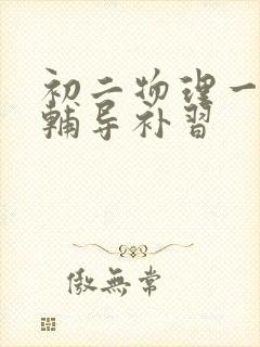 初二物理一对一辅导补习