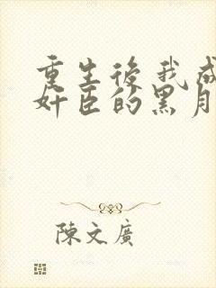 重生后 我成了奸臣的黑月光