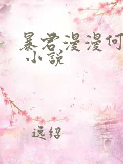 暴君漫漫何其多 小说