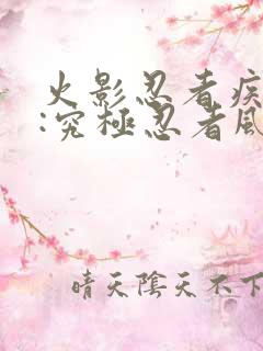 火影忍者疾风传:究极忍者风暴3下载