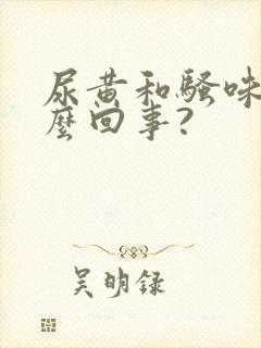 尿黄和骚味重怎么回事?