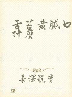 舌苔黄腻口干吃什么