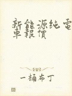 新能源纯电动汽车报价