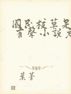 国民校草是女生 有声小说免费