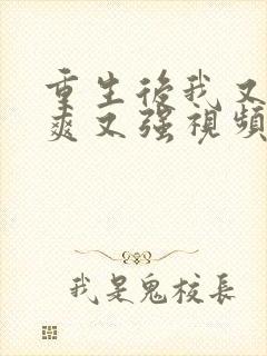 重生后我又飒又爽又强视频