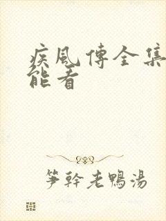 疾风传全集哪里能看