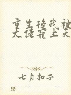 重生后我被五个大佬宠上天