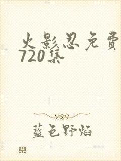 火影忍免费观看720集