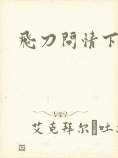飞刀问情下载