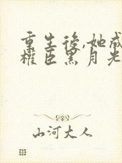 重生后,她成了权臣黑月光小说