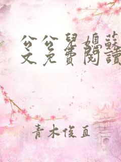 公公儿媳苏玥全文免费阅读