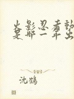 火影忍者动画片是哪一年出的