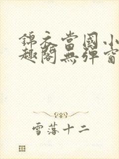 锦衣当国小说笔趣阁无弹窗