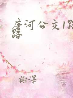 唐河公交1路线路