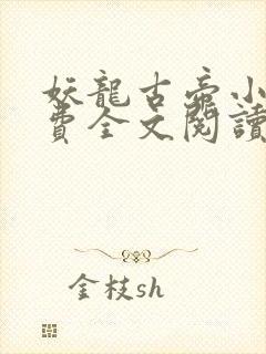 妖龙古帝小说免费全文阅读下载