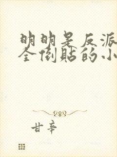 明明是反派女主全倒贴的小说