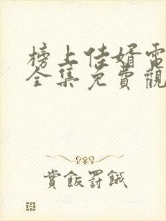 榜上佳婿电视剧全集免费观看