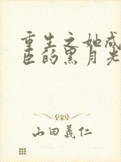 重生之她成了权臣的黑月光