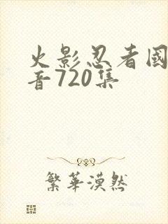 火影忍者国语配音720集