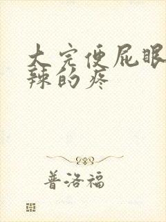 大完便屁眼火辣辣的疼