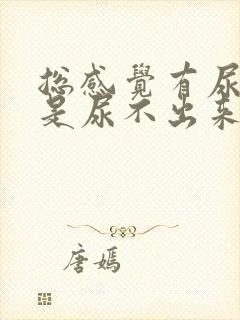 总感觉有尿意但是尿不出来