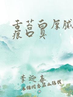 舌苔白厚腻有齿痕口臭