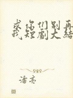 求你们别再说爱我短剧大结局