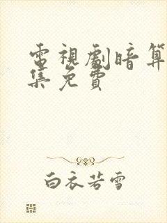 电视剧暗算40集免费