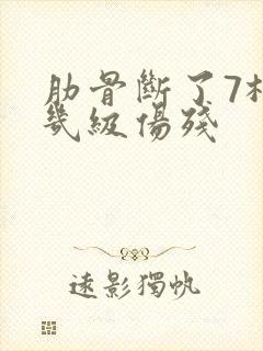 肋骨断了7根算几级伤残