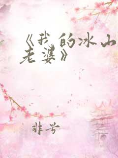 《我的冰山总裁老婆》