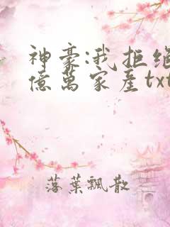 神豪:我拒绝了亿万家产txt