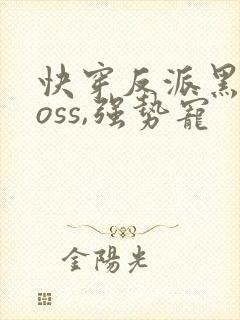 快穿反派黑化boss,强势宠