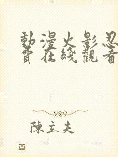 动漫火影忍者免费在线观看