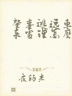 肇事逃逸车主不来处理怎么办