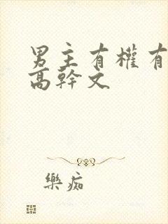 男主有权有势的高干文