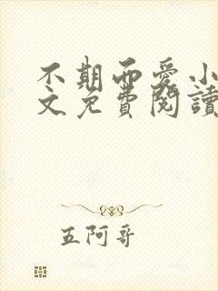 不期而爱小说原文免费阅读